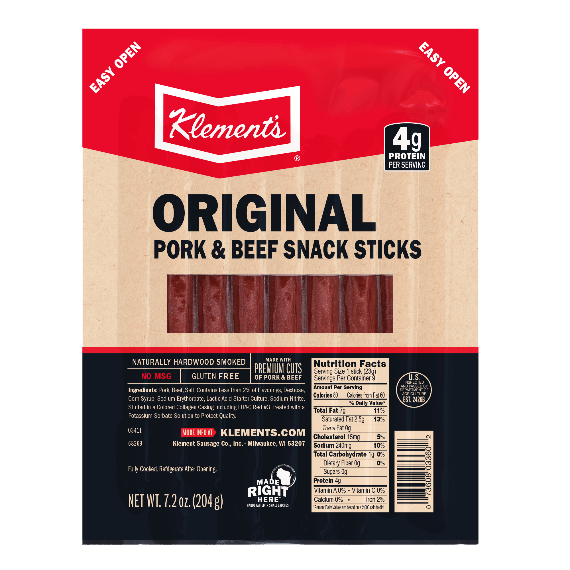 7.2 OZ Original Snack Sticks