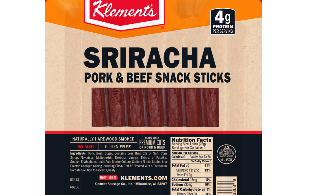 7.2 OZ Sriracha Snack Sticks