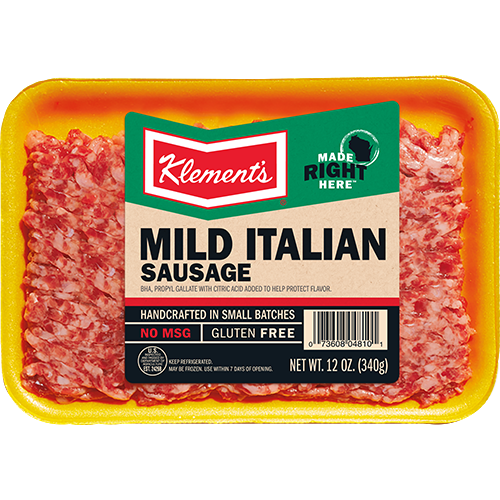 12 OZ Ground Mild Italian Sausage