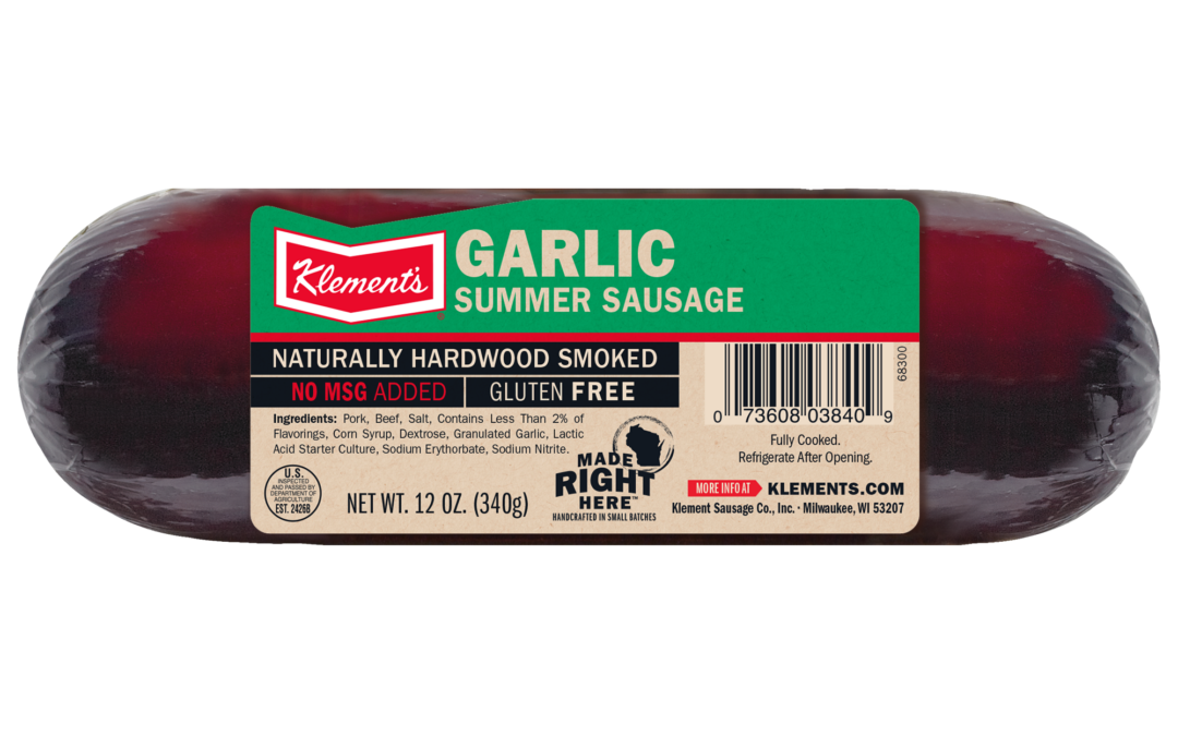 12 OZ Garlic Summer Sausage