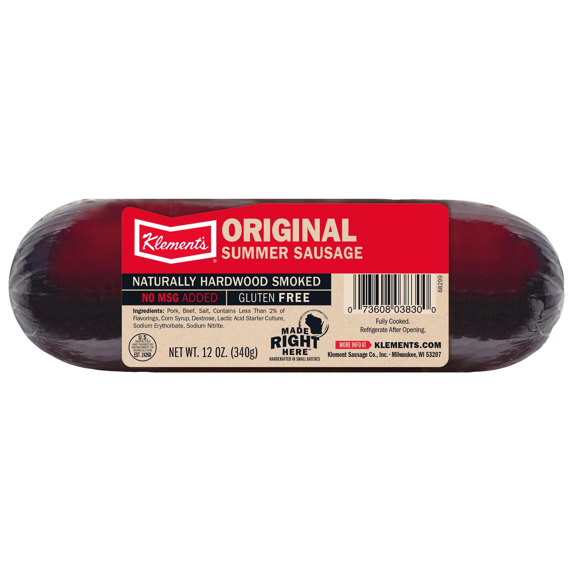 12 OZ Original Summer Sausage