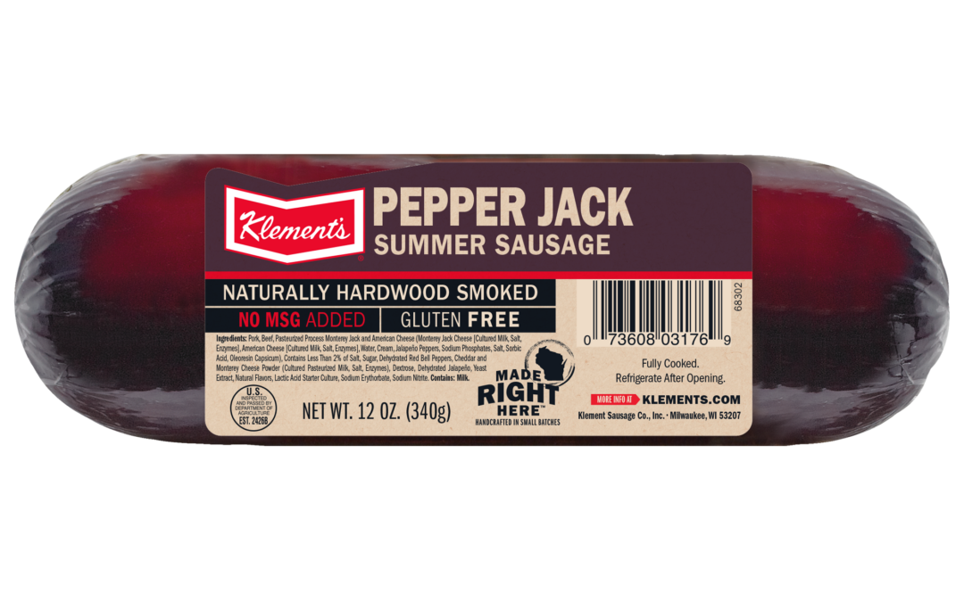 12 OZ Pepper Jack Summer Sausage