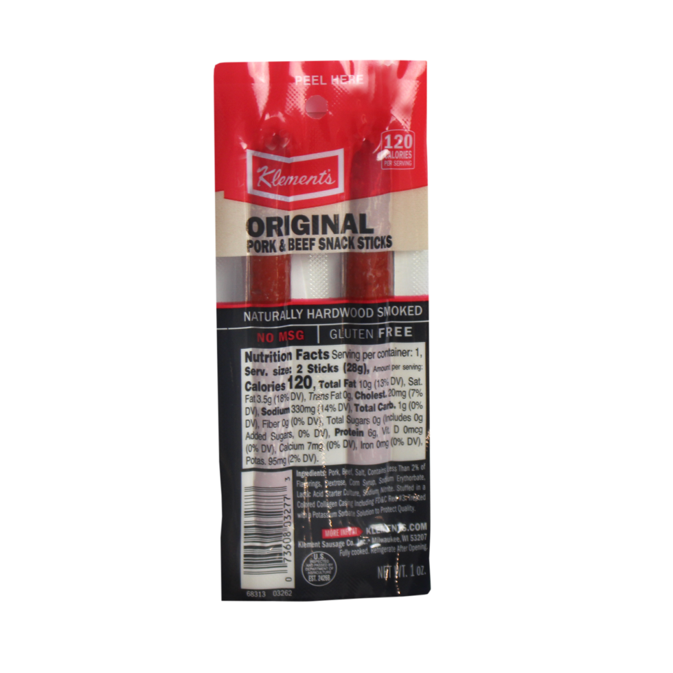 1 Oz Original Snack Sticks Klement S