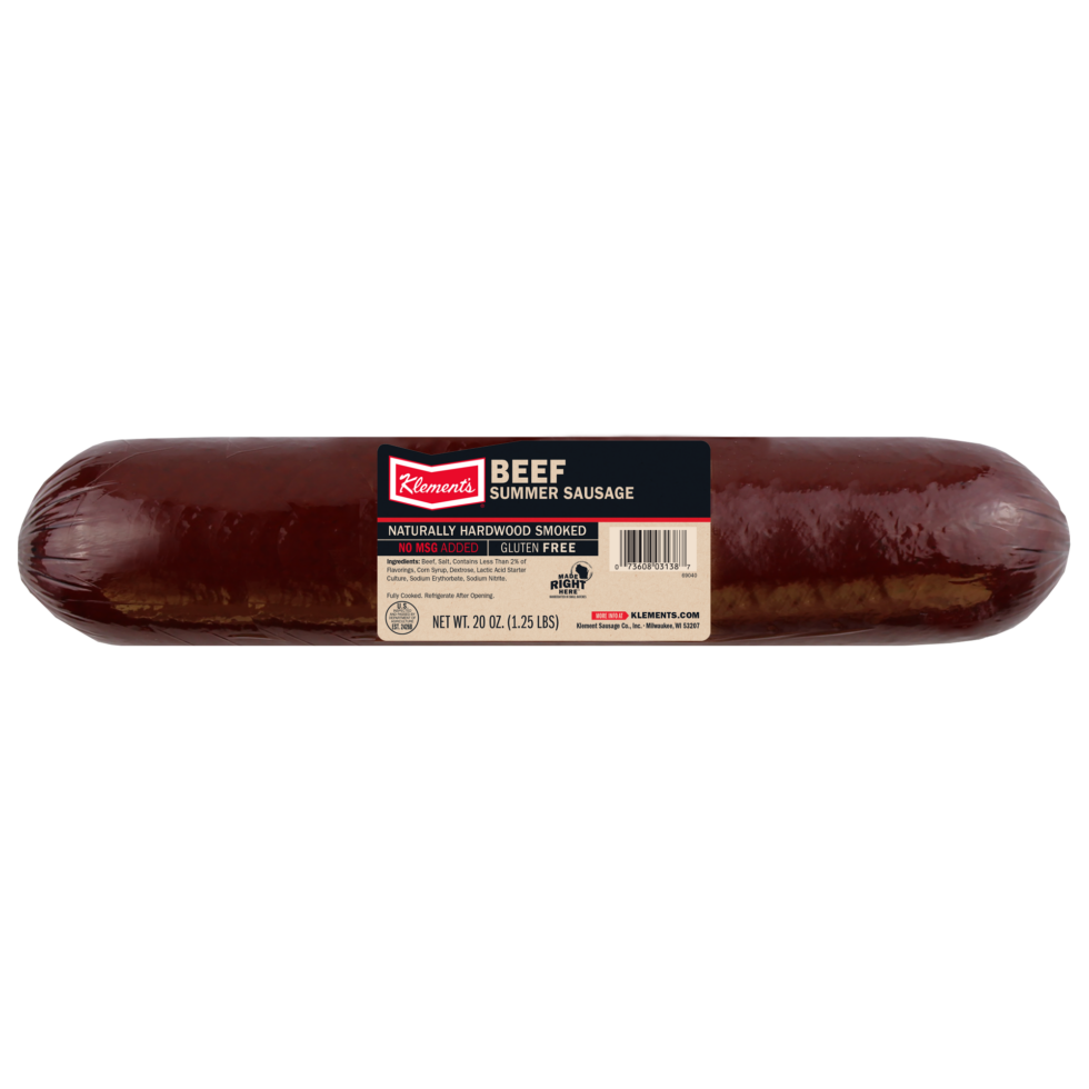 20 OZ Beef Summer Sausage Klement's